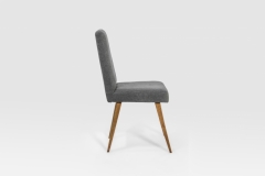 Krzesło tapicerowane, "patyczak" lata 60. XX w