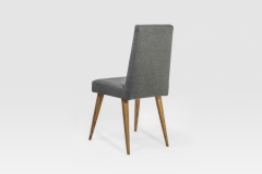 Krzesło tapicerowane, "patyczak" lata 60. XX w
